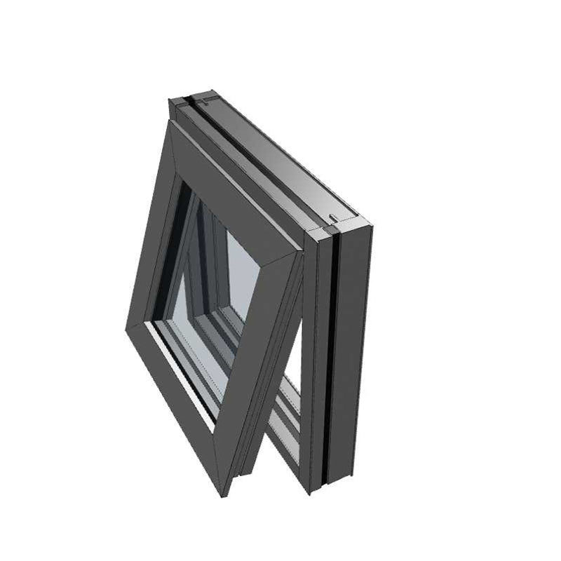 Awning Window 1245h x 1245w Double Glazed - BLACK COLOUR