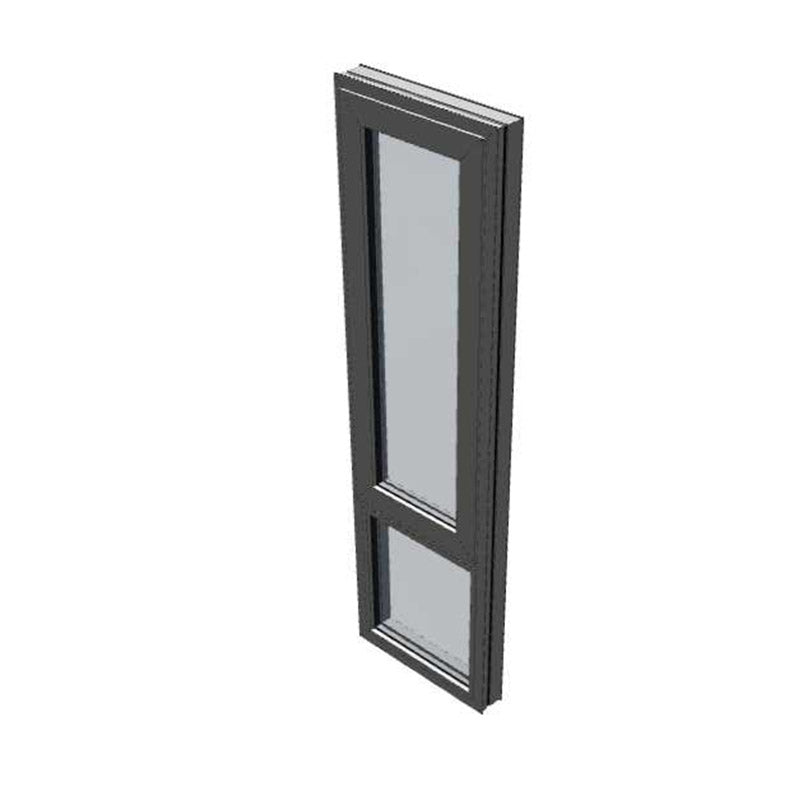 Black Awning Window 2135h x 935w 2 panel Double Glazed