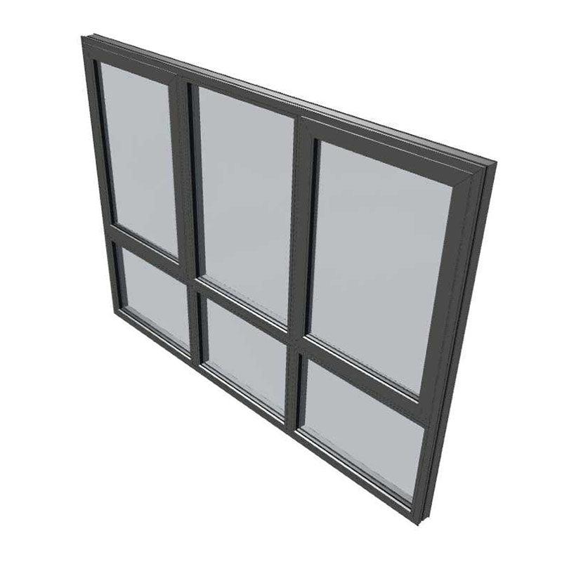 Awning Window 1800h x 2635w 6 panels Double Glazed