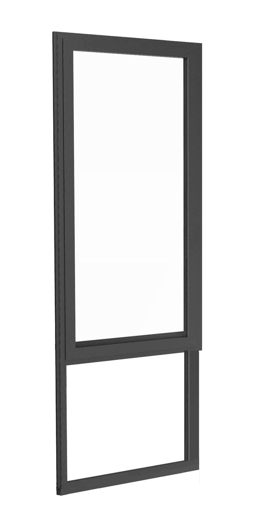 Black Awning Window 2057h x 835w Double Glazed