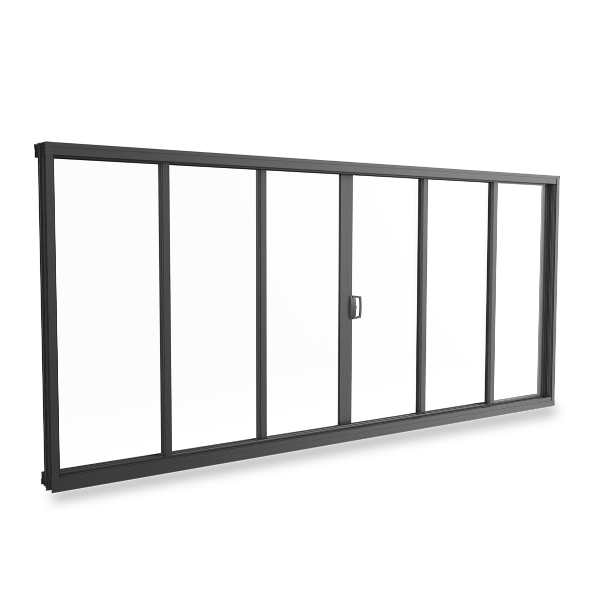 Sliding Stacker Door - 2110h X 4780w - 6 Panel - Double Glazed.
